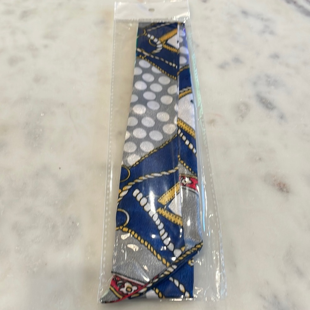 Skinny scarf/wrist wrap/hair tie - Picture 4 of 12